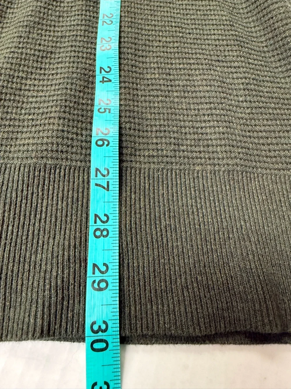 Gap Open Front Cardigan Olive Green 100% Cotton Shawl Collar Medium